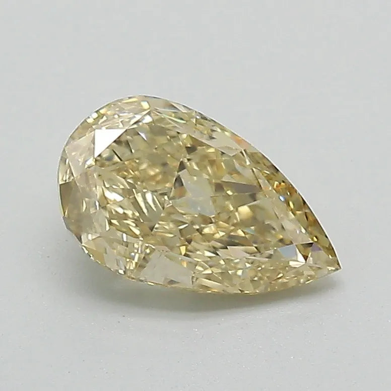 1.20ct Pear Natural Diamond (Colour Fancy Yellow, Clarity VVS1, Cut EX, GIA Certified)