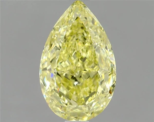 1.51ct Pear Natural Diamond (Colour Faint Yellow, Clarity VS2, GIA Certified)