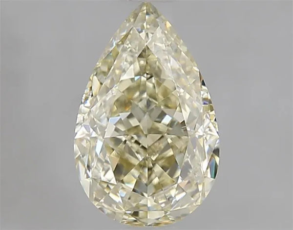 1.51ct Pear Natural Diamond (Colour Fancy Light Yellow, Clarity VS1, GIA Certified)