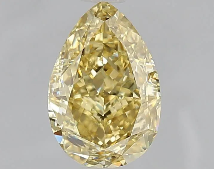 1.51ct Pear Natural Diamond (Colour Fancy Yellow, Clarity VS2, GIA Certified)