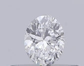 0.20ct Oval Lab Grown Diamond (Colour E, Clarity VS2, IGI Certified)