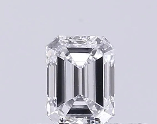0.25ct Emerald Lab Grown Diamond (Colour D, Clarity VS1, IGI Certified)
