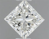0.37ct Princess Natural Diamond (Colour J, Clarity VS1, GIA Certified)