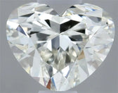 0.50ct Heart Natural Diamond (Colour I, Clarity VS2, Cut VG, IGI Certified)