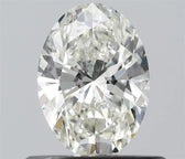 0.50ct Oval Natural Diamond (Colour J, Clarity VVS2, Cut EX, IGI Certified)