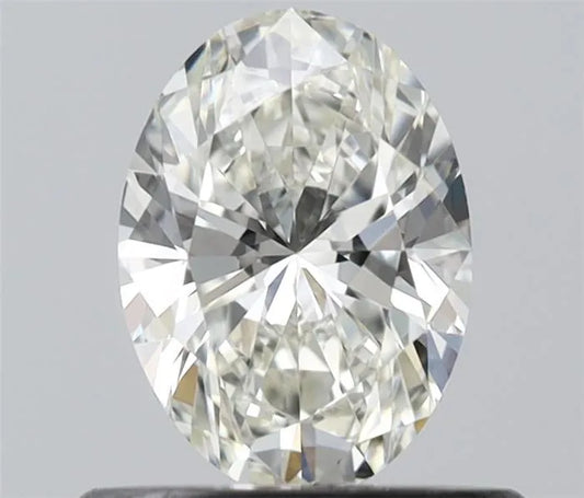 0.50ct Oval Natural Diamond (Colour J, Clarity VVS2, Cut EX, IGI Certified)