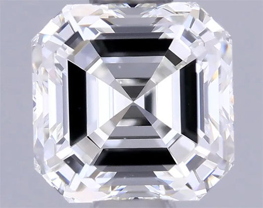 0.70ct Asscher Natural Diamond (Colour H, Clarity VS2, GIA Certified)