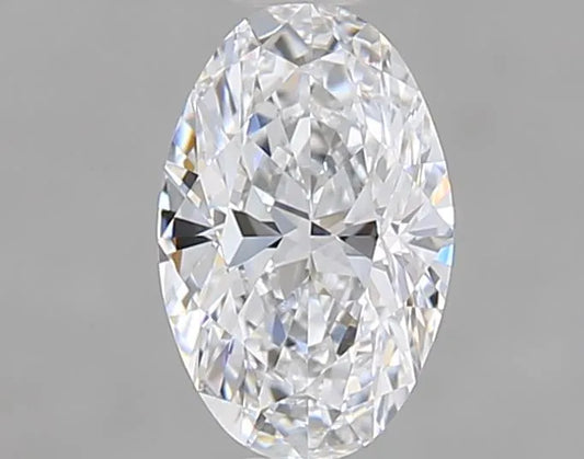 0.70ct Oval Natural Diamond (Colour D, Clarity IF, GIA Certified)