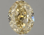 0.80ct Oval Natural Diamond (Colour Fancy Brownish Yellow, Clarity VVS2, GIA Certified)