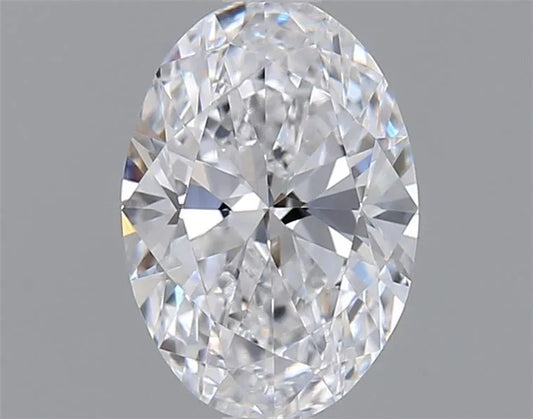 0.90ct Oval Lab Grown Diamond (Colour D, Clarity VVS2, Cut EX, Uncertified)
