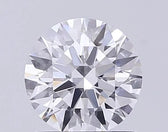 0.90ct Round Lab Grown Diamond (Colour D, Clarity VVS2, Cut EX, IGI Certified)
