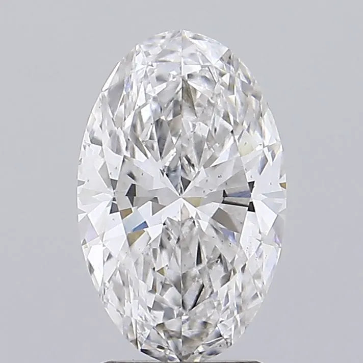 2.07ct Oval Lab Grown Diamond (Colour F, Clarity VS2, IGI Certified)