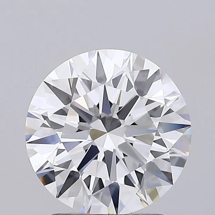 2.02ct Round Lab Grown Diamond (Colour E, Clarity VVS1, Cut ID, IGI Certified)