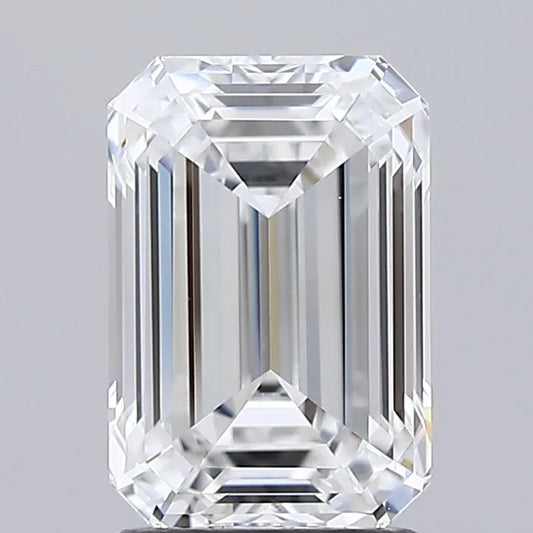 2.05ct Emerald Lab Grown Diamond (Colour E, Clarity VVS1, IGI Certified)