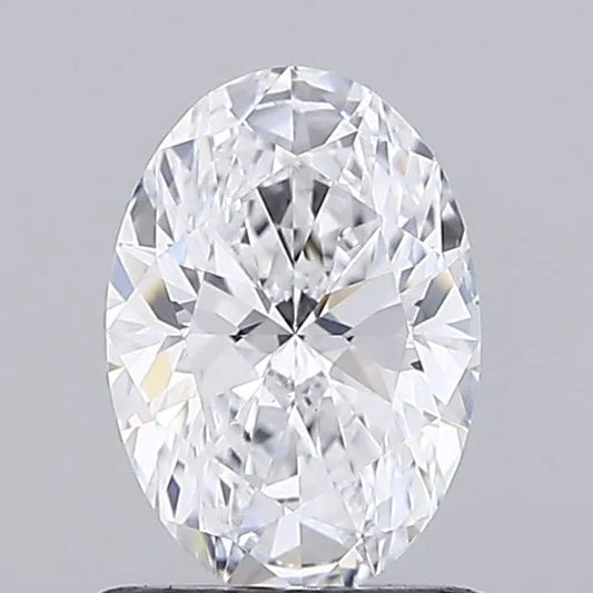 1.00ct Oval Lab Grown Diamond (Colour D, Clarity VS2, IGI Certified)