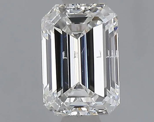 1.00ct Emerald Lab Grown Diamond (Colour G, Clarity SI1, IGI Certified)