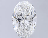 1.00ct Oval Lab Grown Diamond (Colour G, Clarity VS2, Uncertified)