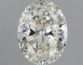 1.00ct Oval Natural Diamond (Colour I, Clarity SI2, Cut VG, IGI Certified)