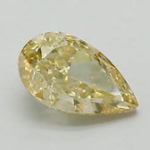 1.00ct Pear Natural Diamond (Colour Fancy Yellow, Clarity VS1, Cut EX, GIA Certified)