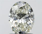 1.01ct Oval Natural Diamond (Colour J, Clarity SI1, Cut EX, IGI Certified)