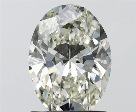 1.01ct Oval Natural Diamond (Colour J, Clarity SI1, Cut EX, IGI Certified)