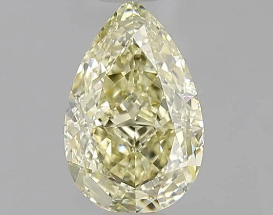 1.01ct Pear Natural Diamond (Colour Fancy Yellow, Clarity VVS1, GIA Certified)
