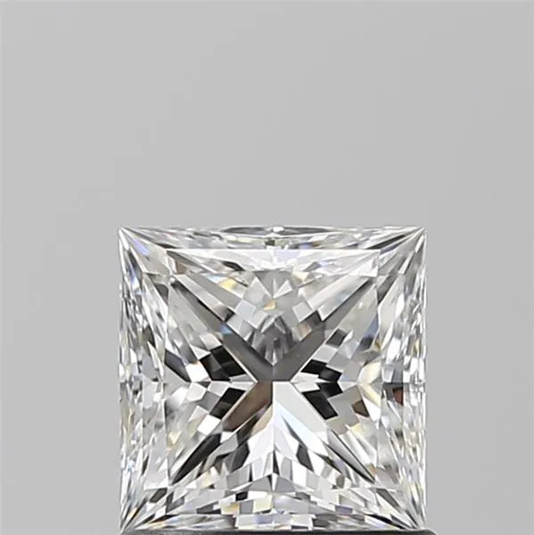 1.02ct Princess Natural Diamond (Colour E, Clarity VS2, GIA Certified)