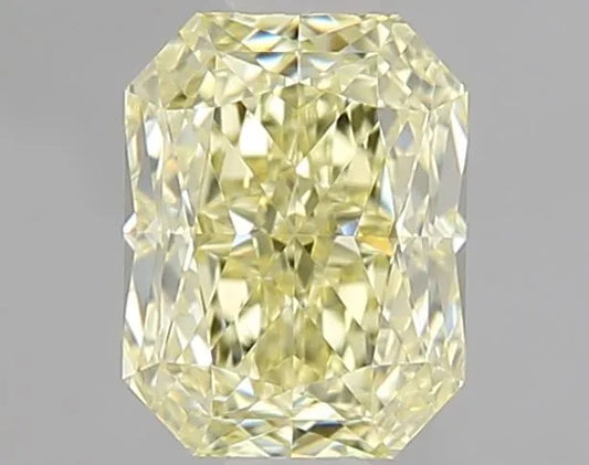 1.03ct Radiant Natural Diamond (Colour Fancy Light Yellow, Clarity IF, GIA Certified)