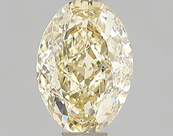 1.06ct Oval Lab Grown Diamond (Colour Fancy Intense Yellow, Clarity VVS2, IGI Certified)