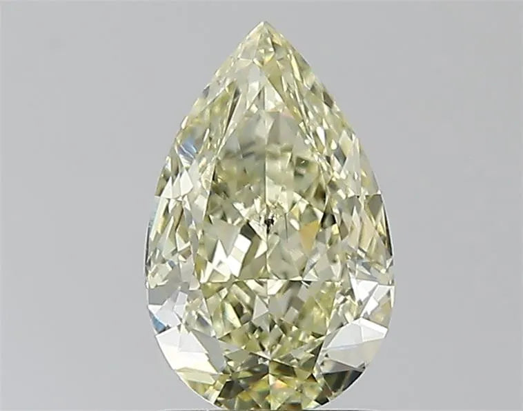 1.43ct Pear Natural Diamond (Colour Fancy Yellow, Clarity SI1, GIA Certified)