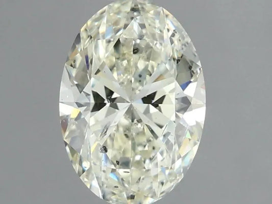 1.50ct Oval Natural Diamond (Colour J, Clarity SI2, Cut EX, IGI Certified)