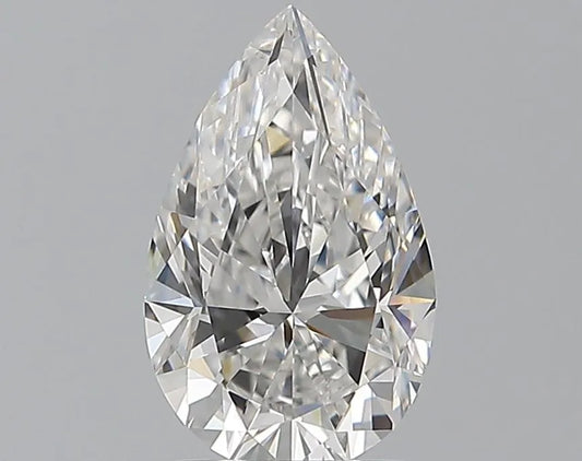 1.50ct Pear Natural Diamond (Colour D, Clarity VVS2, GIA Certified)