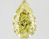 1.50ct Pear Natural Diamond (Colour Fancy Yellow, Clarity VVS2, Cut VG, GIA Certified)