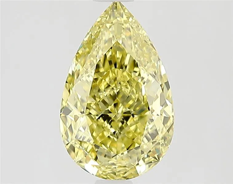 1.50ct Pear Natural Diamond (Colour Fancy Yellow, Clarity VVS2, Cut VG, GIA Certified)