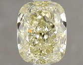 1.51ct Cushion brilliant Natural Diamond (Colour Fancy Light Yellow, Clarity SI1, GIA Certified)