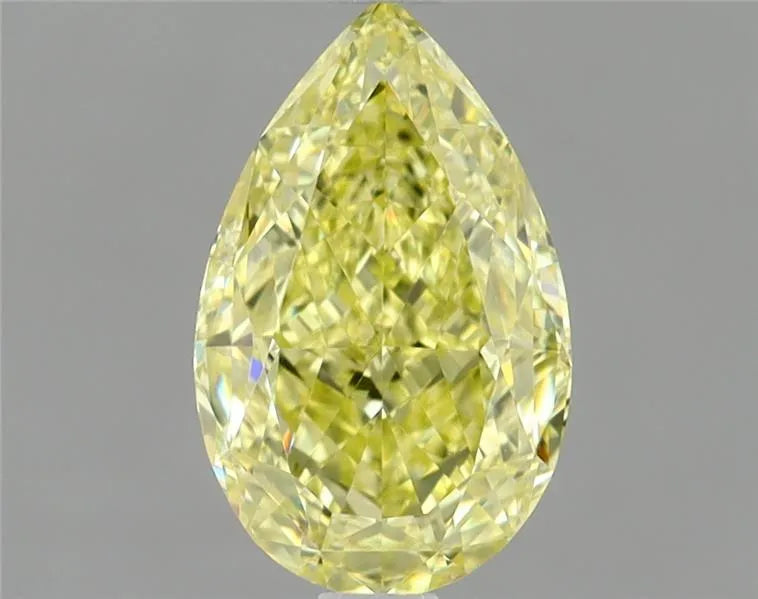 1.51ct Pear Natural Diamond (Colour Faint Yellow, Clarity VS2, GIA Certified)