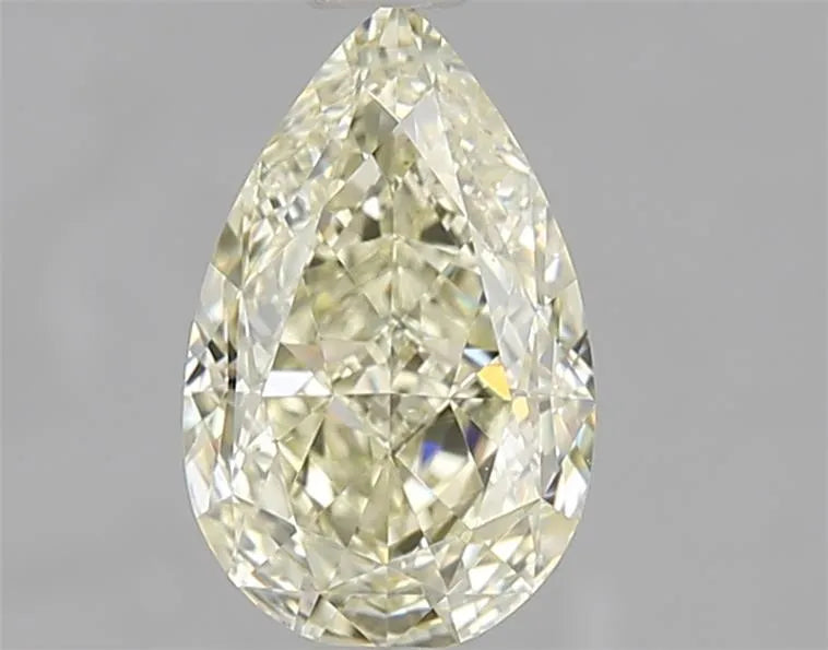 1.51ct Pear Natural Diamond (Colour Fancy Light Greenish Yellow, Clarity VS2, GIA Certified)