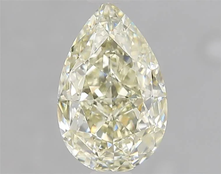 1.51ct Pear Natural Diamond (Colour Fancy Light Yellow, Clarity VS1, GIA Certified)