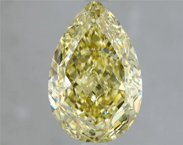 1.51ct Pear Natural Diamond (Colour Fancy Yellow, Clarity VS2, GIA Certified)