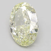 1.72ct Oval Lab Grown Diamond (Colour Fancy Light Greenish Yellow, Clarity VS1, Cut VG, IGI Certified)