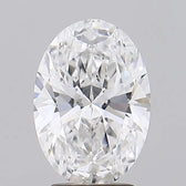 1.80ct Oval Lab Grown Diamond (Colour D, Clarity VS1, IGI Certified)