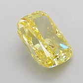 3.07ct Cushion modified Lab Grown Diamond (Colour Fancy Vivid Yellow, Clarity VS1, IGI Certified)