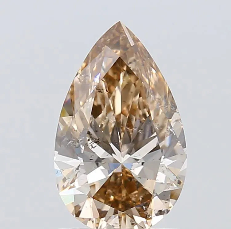 1.00ct Pear Natural Diamond (Colour Fancy, Clarity SI2, GIA Certified)