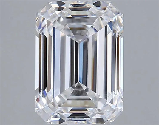3.05ct Emerald Lab Grown Diamond (Colour D, Clarity VS1, IGI Certified)