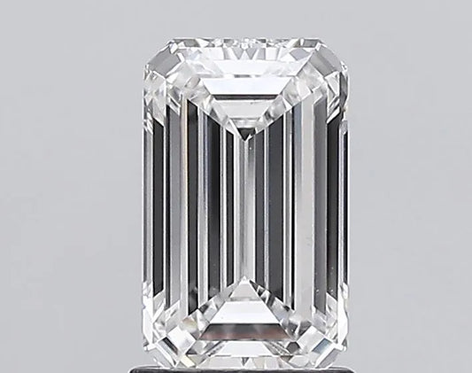 1.71ct Emerald Lab Grown Diamond (Colour F, Clarity VS2, IGI Certified)