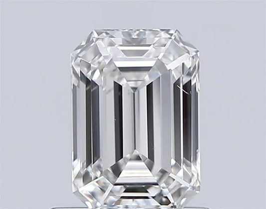 0.90ct Emerald Lab Grown Diamond (Colour G, Clarity VS2, IGI Certified)