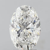 3.02ct Oval Lab Grown Diamond (Colour E, Clarity VS2, IGI Certified)