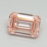 1.50ct Emerald Lab Grown Diamond (Colour Fancy Vivid Pink, Clarity VVS2, IGI Certified)