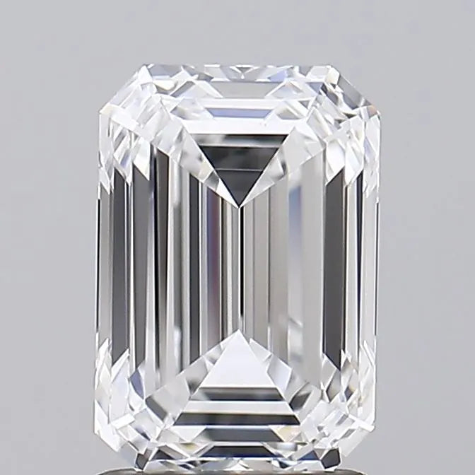 1.87ct Emerald Lab Grown Diamond (Colour D, Clarity IF, IGI Certified)