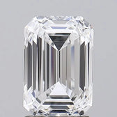 1.87ct Emerald Lab Grown Diamond (Colour D, Clarity IF, IGI Certified)